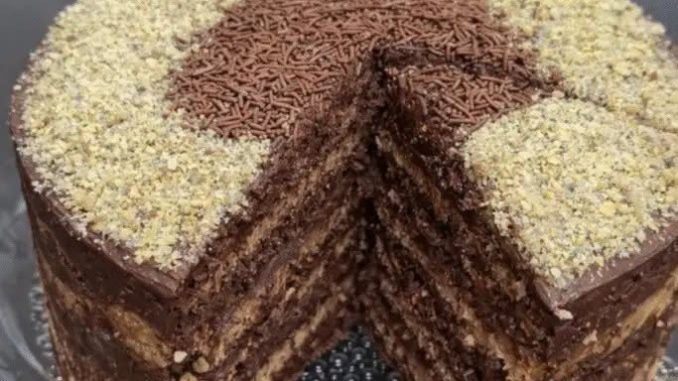 Najbogatija posna torta za Đurđevdan: Puna kremastih filova i oraha. Najbogatija posna torta za Đurđevdan: Puna kremastih filova i oraha.