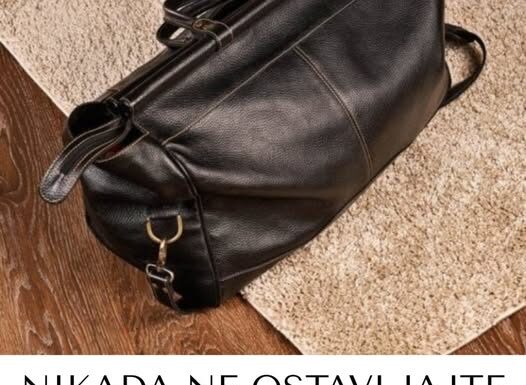 NIKADA NE OSTAVLJAJTE TORBU NA PODU- Evo zbog čega… NIKADA NE OSTAVLJAJTE TORBU NA PODU- Evo zbog čega…
