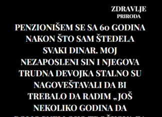 Odbijam da žrtvujem svoju penziju kako bih pomogla svom nezaposlenom sinu — nisam njegov bankomat. Odbijam da žrtvujem svoju penziju kako bih pomogla svom nezaposlenom sinu — nisam njegov bankomat.