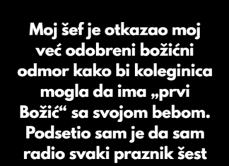 Odbila sam da budem „dežurna zamena“ za praznike u kancelariji samo zato što sam sama. Odbila sam da budem „dežurna zamena“ za praznike u kancelariji samo zato što sam sama.