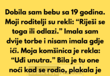 Ostala sam trudna sa 19 godina. Moji roditelji su mi rekli: “Riješi se bebe ili izlazi.” Ostala sam trudna sa 19 godina. Moji roditelji su mi rekli: “Riješi se bebe ili izlazi.”