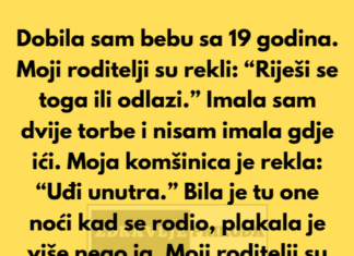 Ostala sam trudna sa 19 godina. Moji roditelji su mi rekli: “Riješi se bebe ili izlazi.” Ostala sam trudna sa 19 godina. Moji roditelji su mi rekli: “Riješi se bebe ili izlazi.”