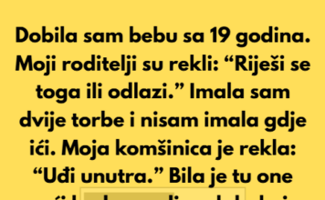 Ostala sam trudna sa 19 godina. Moji roditelji su mi rekli: “Riješi se bebe ili izlazi.” Ostala sam trudna sa 19 godina. Moji roditelji su mi rekli: “Riješi se bebe ili izlazi.”