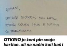 OTKRIO je ženi pin svoje kartice, ali na način koji baš i NEĆETE uspjeti lako dešifrirati OTKRIO je ženi pin svoje kartice, ali na način koji baš i NEĆETE uspjeti lako dešifrirati