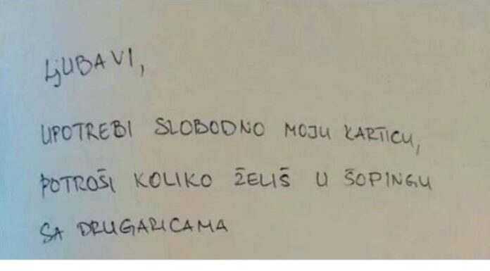 OTKRIO je ženi pin svoje kartice, ali na način koji baš i NEĆETE uspjeti lako dešifrirati OTKRIO je ženi pin svoje kartice, ali na način koji baš i NEĆETE uspjeti lako dešifrirati
