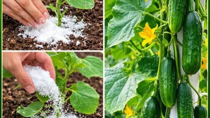 Ovo je tajna neprekidne berbe krastavaca – Samo pospite ovo po njima i braćete ih sve do jeseni Ovo je tajna neprekidne berbe krastavaca – Samo pospite ovo po njima i braćete ih sve do jeseni