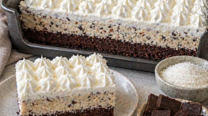 POSNA TORTA SA KOKOSOM I ČOKOLADOM – kremasta i bez pečenja! POSNA TORTA SA KOKOSOM I ČOKOLADOM – kremasta i bez pečenja!