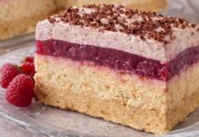 POSNA TORTA SA MALINAMA BEZ PEČENJA – kremasta fantazija gotova za čas! POSNA TORTA SA MALINAMA BEZ PEČENJA – kremasta fantazija gotova za čas!