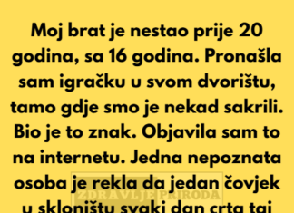 “Prije 20 godina, moj brat Daniel je nestao sa 16 godina.” “Prije 20 godina, moj brat Daniel je nestao sa 16 godina.”