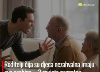 Roditelji čija su djeca nezahvalna imaju ove osobine – 3 savjeta poznatog psihologa šta trebate promijeniti da vas poštuju Roditelji čija su djeca nezahvalna imaju ove osobine – 3 savjeta poznatog psihologa šta trebate promijeniti da vas poštuju