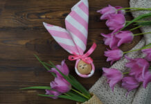 Salvete u obliku zeca za uskršnji sto Salvete u obliku zeca za uskršnji sto