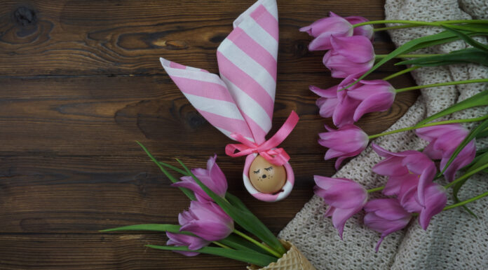 Salvete u obliku zeca za uskršnji sto Salvete u obliku zeca za uskršnji sto