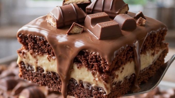 TAJNA JE U KREMI – zato je ovako neodoljiv! Kinder čokoladni kolač… TAJNA JE U KREMI – zato je ovako neodoljiv! Kinder čokoladni kolač…