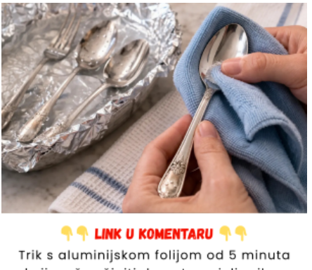 Trik s aluminijskom folijom od 5 minuta koji može učiniti da potamnjeli pribor za jelo ponovo zablista Trik s aluminijskom folijom od 5 minuta koji može učiniti da potamnjeli pribor za jelo ponovo zablista