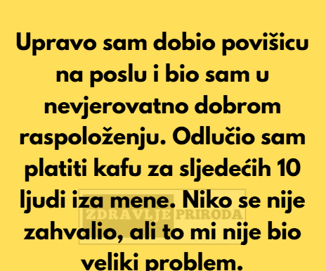Upravo sam dobio povišicu na poslu i bio sam u nevjerovatno dobrom raspoloženju. Upravo sam dobio povišicu na poslu i bio sam u nevjerovatno dobrom raspoloženju.