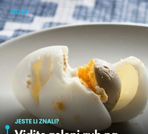 Vidite zeleni rub na kuhanom jajetu? Evo šta to znači Vidite zeleni rub na kuhanom jajetu? Evo šta to znači