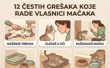 12 ČESTIH GREŠAKA KOJE RADE VLASNICI MAČAKA 12 ČESTIH GREŠAKA KOJE RADE VLASNICI MAČAKA