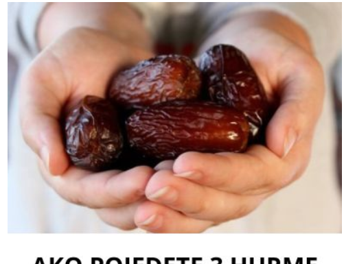 AKO POJEDETE 3 HURME SVAKI DAN, u vašem tijelu će se desiti OVIH 8 STVARI: To će vas preporoditi AKO POJEDETE 3 HURME SVAKI DAN, u vašem tijelu će se desiti OVIH 8 STVARI: To će vas preporoditi