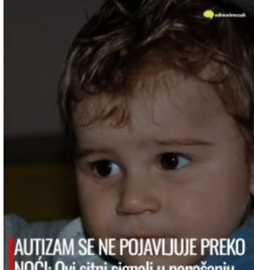 AUTIZAM SE NE POJAVLJUJE PREKO NOĆI: Ovi sitni signali u ponašanju djeteta prvi su alarm AUTIZAM SE NE POJAVLJUJE PREKO NOĆI: Ovi sitni signali u ponašanju djeteta prvi su alarm