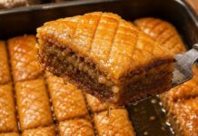 Baklava kolač – bez kora, a sočniji od prave! Originalni recept iz Alžira… Baklava kolač – bez kora, a sočniji od prave! Originalni recept iz Alžira…