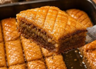 Baklava kolač – bez kora, a sočniji od prave! Originalni recept iz Alžira… Baklava kolač – bez kora, a sočniji od prave! Originalni recept iz Alžira…