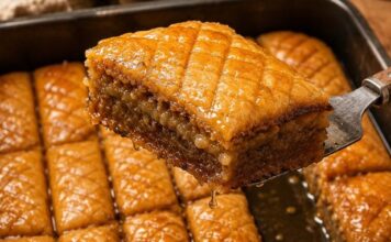 Baklava kolač – bez kora, a sočniji od prave! Originalni recept iz Alžira… Baklava kolač – bez kora, a sočniji od prave! Originalni recept iz Alžira…