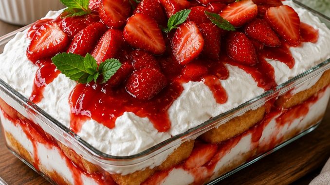 DESERT IZ SNOVA: Tiramisu od jagoda bez pečenja za 10 minuta… DESERT IZ SNOVA: Tiramisu od jagoda bez pečenja za 10 minuta…