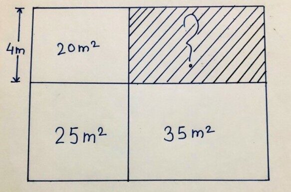 Geometrijska mozgalica: Tajna osjenčenog polja, izračunajte površinu Geometrijska mozgalica: Tajna osjenčenog polja, izračunajte površinu