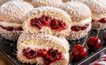 KOLAČ ZA 10 MINUTA: ČAJNI ČUPAVCI sa visnjama koji svima uspijevaju! KOLAČ ZA 10 MINUTA: ČAJNI ČUPAVCI sa visnjama koji svima uspijevaju!