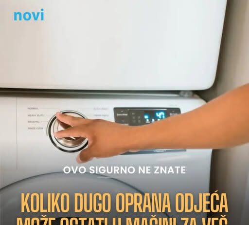 Koliko dugo oprana odjeća može ostati u mašini za veš, a da je ne morate ponovo prati? Koliko dugo oprana odjeća može ostati u mašini za veš, a da je ne morate ponovo prati?