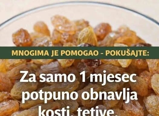 MNOGIMA JE POMOGAO – PROBAJTE: Za Samo 1 Mjesec Potpuno Obnovlja Kosti, Tetive, Ligamente, Zglobove… MNOGIMA JE POMOGAO – PROBAJTE: Za Samo 1 Mjesec Potpuno Obnovlja Kosti, Tetive, Ligamente, Zglobove…