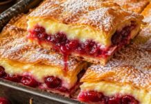 MORATE JE PROBATI! SOČNA PITA sa pudingom od vanile i sa tresanjama ili visanjama… MORATE JE PROBATI! SOČNA PITA sa pudingom od vanile i sa tresanjama ili visanjama…