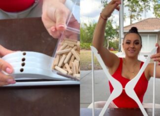 Od 4 ofingera je za 15 minuta napravila stočić koji izgleda kao da je kupljen u luksuznom salonu nameštaja Od 4 ofingera je za 15 minuta napravila stočić koji izgleda kao da je kupljen u luksuznom salonu nameštaja