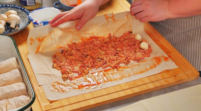 Pica burito u gotovim korama Pica burito u gotovim korama