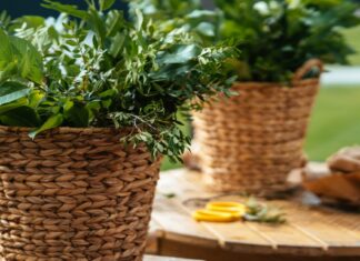 Pinterest inspiracija: 6 originalnih načina da zamenite saksije za cveće korpama Pinterest inspiracija: 6 originalnih načina da zamenite saksije za cveće korpama