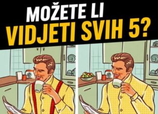 Samo rijetki uspiju pronaći svih 5 razlika — većina odustane na četvrtoj Samo rijetki uspiju pronaći svih 5 razlika — većina odustane na četvrtoj