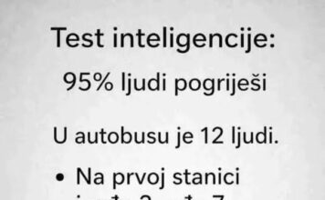 Test inteligencije: Koliko stanica je autobus prošao? Test inteligencije: Koliko stanica je autobus prošao?