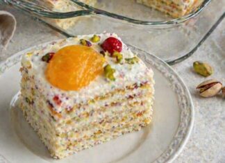ZA ĐURĐEVDAN POSNA KREMASTA VOĆNA TORTA SA GOTOVIM KORAMA – PREUKUSNA ZA ĐURĐEVDAN POSNA KREMASTA VOĆNA TORTA SA GOTOVIM KORAMA – PREUKUSNA