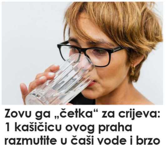 Zovu ga “četka” za crijeva: 1 kašičicu ovog praha razmutite u čaši vode i brzo olakšajte varenje Zovu ga “četka” za crijeva: 1 kašičicu ovog praha razmutite u čaši vode i brzo olakšajte varenje