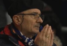 “Amin dedo” čije su molitve oduševile BiH stigao u Los Angeles, bodrit će Zmajeve protiv Švicarske “Amin dedo” čije su molitve oduševile BiH stigao u Los Angeles, bodrit će Zmajeve protiv Švicarske