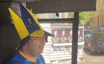 Euforija u Sarajevu od ranih jutarnjih sati: Tramvaji voze “do pobjede”, šoferi u dresovima Zmajeva Euforija u Sarajevu od ranih jutarnjih sati: Tramvaji voze “do pobjede”, šoferi u dresovima Zmajeva