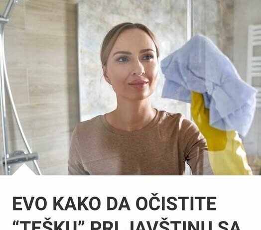 Evo kako ukloniti “tvrdu” prljavštinu sa stakla za tuš za jedan sat: Savjet koji vrijedi isprobati Evo kako ukloniti “tvrdu” prljavštinu sa stakla za tuš za jedan sat: Savjet koji vrijedi isprobati