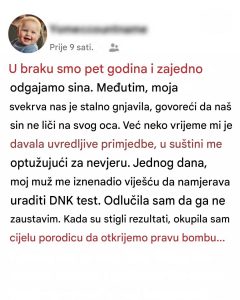 Jedan DNK test, jedna porodična tajna i ništa više nije bilo isto Jedan DNK test, jedna porodična tajna i ništa više nije bilo isto