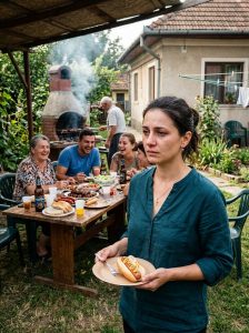 Mama mi je na roštilju rekla da, ako sutra nestanem, nitko me ne bi ni primijetio. Tada sam otišla ne osvrnuvši se. Mama mi je na roštilju rekla da, ako sutra nestanem, nitko me ne bi ni primijetio. Tada sam otišla ne osvrnuvši se.