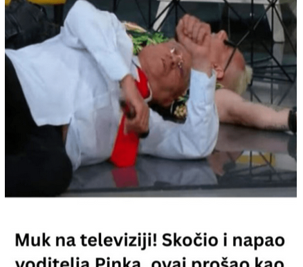 Muk na televiziji! Skočio i napao voditelja Pinka, ovaj prošao kao bos po trnju, sve se desilo u lajvu Muk na televiziji! Skočio i napao voditelja Pinka, ovaj prošao kao bos po trnju, sve se desilo u lajvu