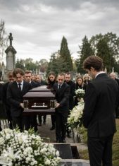 Na sprovodu mlade žene, četiri snažna muškarca mučili su se nositi njezin lijes — bio je nevjerojatno težak. U jednom trenutku gotovo su ga ispustili. Zabrinuti suprug zahtijevao je da otvore poklopac, a ono što su vidjeli unutra ostavilo je sve prisutne ukočene od užasa. Na sprovodu mlade žene, četiri snažna muškarca mučili su se nositi njezin lijes — bio je nevjerojatno težak. U jednom trenutku gotovo su ga ispustili. Zabrinuti suprug zahtijevao je da otvore poklopac, a ono što su vidjeli unutra ostavilo je sve prisutne ukočene od užasa.