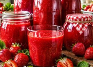 Od 3 kg zrelih jagoda – 6 l gustog soka bez razblaživanja! Od 3 kg zrelih jagoda – 6 l gustog soka bez razblaživanja!