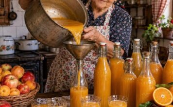 OVAKO JE BAKA PRAVILA SOK OD MIX VOĆA – kajsije, jabuke i narandže daju 24 litra čistog užitka! OVAKO JE BAKA PRAVILA SOK OD MIX VOĆA – kajsije, jabuke i narandže daju 24 litra čistog užitka!