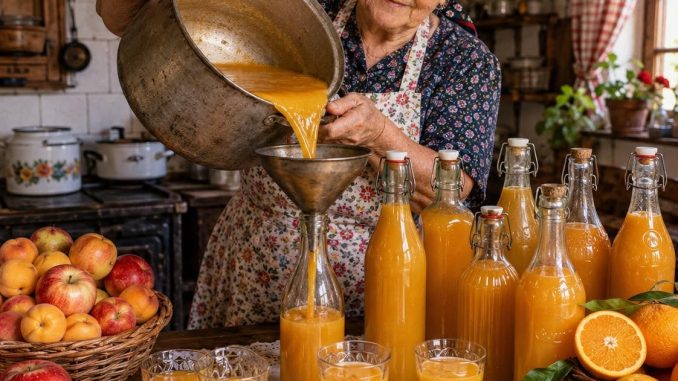 OVAKO JE BAKA PRAVILA SOK OD MIX VOĆA – kajsije, jabuke i narandže daju 24 litra čistog užitka! OVAKO JE BAKA PRAVILA SOK OD MIX VOĆA – kajsije, jabuke i narandže daju 24 litra čistog užitka!
