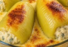 PAPRIKA PUNJENA SIROM – brz letnji ručak! PAPRIKA PUNJENA SIROM – brz letnji ručak!